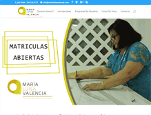 Tablet Screenshot of marialuisavalencia.com